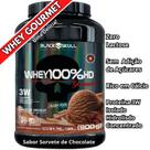 Whey Protein 100% HD Pote GOURMET Concentrado Isolado Hidrolisado Black Skull