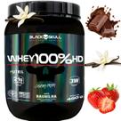 Whey Protein 100 HD Pure 450g Pote BLACK SKULL Isolado Hidrolisado Concentrado Suplemento de Proteína
