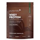 Whey Protein 100% Isolado Dark Chocolate Puravida 450g