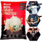 WHEY PROTEIN 80% CONCENTRADO (1KG) - baunilha
