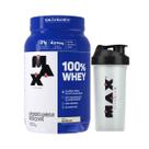Whey Protein Concentrado Baunilha Pote 900g Mix + Coqueteleira 700ml Max Titanium Whey Protein Concentrado Baunilha Pote 900g Mix + Coqueteleira 700ml Max Titanium
