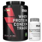 Whey Protein Concentrado Dux 900g + Multivitamínico Dux 90 cápsulas