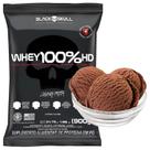Whey Protein Concentrado Isolado e Hidrolisado Black Skull 100 HD Chocolate 900g
