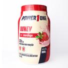 Whey Protein Concentrado Morango 900g Power1One Whey Protein Concentrado Morango 900g Power1One