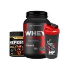 Whey protein cookies 900g + pré treino blueberry + coq