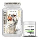 Whey Protein Creatina 300g Combo Hipertrofia Ganho Massa