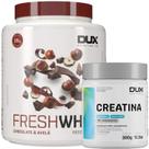 Whey Protein DUX Chocolate Belga E Creatina Monohidratada Pura 300g -Kit Original Whey Protein DUX Chocolate Belga E Creatina Monohidratada Pura 300g -Kit Original