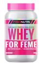 Whey protein isolado com colágeno hidrolisado 900g - morango - Fisionutri