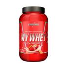 Whey Protein My Whey Integralmédica 900g Shake de Morango