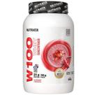 Whey protein w100 pote 900g morango nutrata