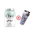 Whey Protein Zero Lactose 907g Cookies de Chocolate Coqueteleira Chef Whey