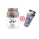 Whey Protein Zero Lactose 907g - Meio Amargo + Coqueteleira - Chef Whey