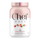 Whey Protein Zero Lactose 907g Morango com Chantilly Chef Whey