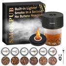 Whisky elétrico Cocktail Smoker smokpub com 6 lascas de madeira