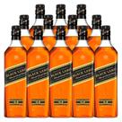 Whisky Escocês Johnnie Walker Black Label 1l 12 Unidades