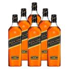 Whisky Escocês Johnnie Walker Black Label 1l 6 Unidades