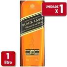 Whisky Johnnie Walker Black Label Garrafa Vidro 1L