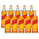Whisky Johnnie Walker Red Label 1 Litro 10 Unidades