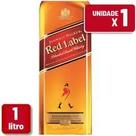 Whisky Johnnie Walker Red Label Garrafa Vidro 1L