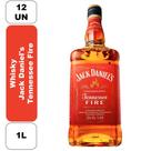Whisky Tennessee Fire 1L 12 Unidades Jack Daniels