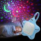 White Noise Sound Machine Baby Soother com luz de projetor