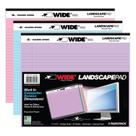 Wide Landscape Pad Roaring Spring 74535, 40 folhas, pacote com 3 Wide Landscape Pad Roaring Spring 74535, 40 folhas, pacote com 3