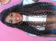 Wig Pink cabelos bio fibra + brinde especial