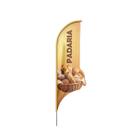 Wind Banner 3D Padaria Dupla Face Com Haste 220X70Cm