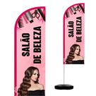 Wind Banner Completo 2,10m Salão De Beleza M2