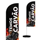 Wind Banner Completo 2,10m Temos Carvão