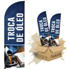 Wind Banner Dupla Face 3mt Troca de Óleo Kit C/ 2unds