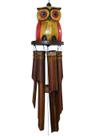 Wind Chime Cohasset Gifts 248 Oscar Bamboo, Yellow Owl
