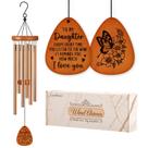 Wind Chime Leebbsin Daughter Gift Tubos de alumínio de 65 cm