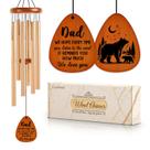 Wind Chime Leebbsin Tubos de alumínio de 91 cm para papai