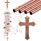 Wind Chimes Briwooody 92 cm Cross Aluminium Outdoor