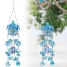 Wind Chimes GlikCeil Blue Diamond Art Ocean Decor