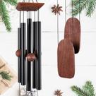 Wind Chimes Implication Deep Tone 91 cm de madeira preta