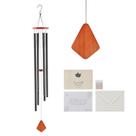 Wind Chimes VEVOR 60 Deep Tone Memorial de 6 tubos em alumínio preto Wind Chimes VEVOR 60 Deep Tone Memorial de 6 tubos em alumínio preto