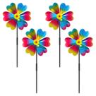 Wind Spinners HADEEONG Sparkly para quintal e jardim, 4 unidades