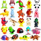 Wind Up Toys Baaxxango, 24 peças de animais variados para crianças