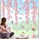 Window Clings Decalmile Cherry Blossom Flower Vine x8 Sheets
