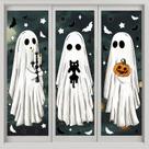 Window Clings Heirloom Haven Halloween Ghosts Bats Cat Pumpki