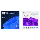 Windows 11 Pro + Microsoft 365 Family 6 Usuários 1TB OneDrive por Usuário