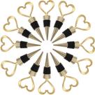 Wine Bottle Stopper WAYTOSUC Heart Wedding Favors (24)