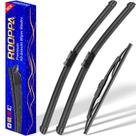 Wiper Blades Rooppa para Chevrolet Equinox (2011-2017) e GMC Terrain (2011-2017) - Conjunto com 3 Peças