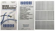 Wire Marker Book Sherco-Auto 450 peças de adesivo de vinil Wire Marker Book Sherco-Auto 450 peças de adesivo de vinil