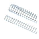 Wire-o 11/8 250 Folhas Carta 2x1 Prata Silver 25 Unidades