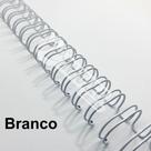 Wire-o Espiral 1 1/4" Branco 2:1 23 anéis - 2 unidades Wire-o Espiral 1 1/4" Branco 2:1 23 anéis - 2 unidades