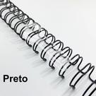 Wire-o Espiral 1 1/4" Preto 2:1 23 anéis - 2 unidades Wire-o Espiral 1 1/4" Preto 2:1 23 anéis - 2 unidades