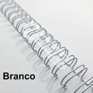 Wire-o Espiral 3/4 Branco 2:1 23 anéis - 2 unidades